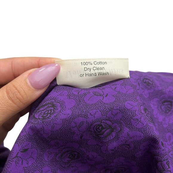 Molly Hutchins Maine Handmade Quilted Patchwork Jacket Purple M L Boho Artsy - Picture 7 of 10